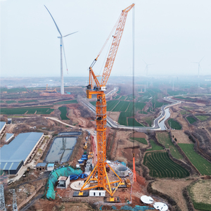 Grúa Torre DAHAN DHL3300 de 220 Toneladas con Pluma Articulada para Construcción, Alcance de Brazo de 70m, Altura de 235m, Motor con Certificación CE - Product Image 4