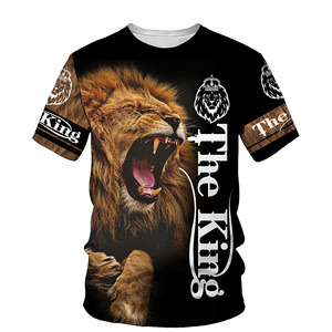 The <strong>Lion</strong> <strong>King</strong> 3D Print Men T-shirt Summer New O Neck Short Sleeve Tees Tops Streetwear Style Male <strong>Clothes</strong> Sublimation Tshirts - Product Image 1