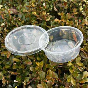 Vasos Desechables Redondos Transparentes <span class=keywords><strong>de</strong></span> PP <span class=keywords><strong>de</strong></span> 8 oz con Tapas, Recipientes Térmicos <span class=keywords><strong>de</strong></span> Plástico Aptos para Microondas para Comida para Llevar - Product Image 5
