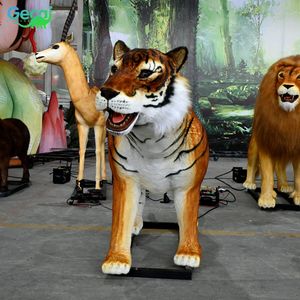 Modelo de Tigre Animatrónico de Resina Gecai, Tamaño Real, para Parque de Atracciones, con Control Automático y Uso Interior/Exterior - Product Image 2