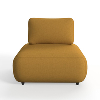 Canapé de réception moderne et créatif, style unique, siège de détente, canapé modulaire en tissu, adapté pour les halls d'hôtel et les zones d'attente