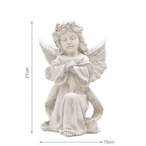 Venta caliente oración Ángel niña Cupido ornamento respetuoso con el medio ambiente resina artesanía escritorio decoración ornamento - Product Image 6