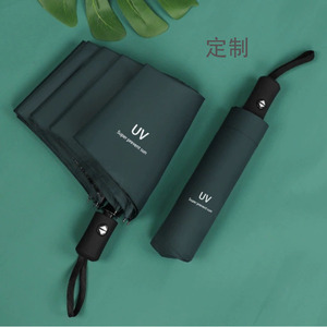 Paraguas Plegable Automático con Protección UV, 8 Varillas Reforzadas, Protección Solar, Logotipo Personalizable, Regalo Publicitario - Product Image 1