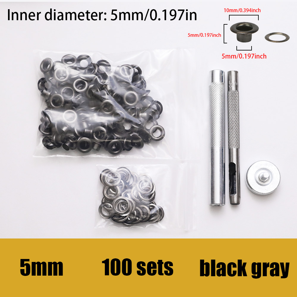 5mm-nero grigio-con attrezzo
