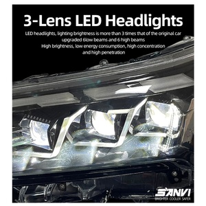 ชุดไฟหน้า LED คุณภาพสูง Sanvi สำหรับ Toyota Hilux ปี 2020-2024 - Product Image 4