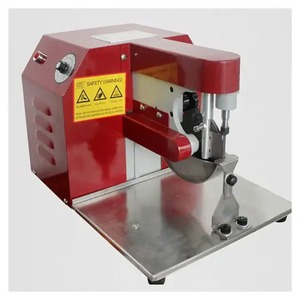 Machine à colorer les bords en cuir, pour le coloriage des bords en forme d'arc ovale et en forme de diamant, avec système d'encre et de peinture intégré - Product Image 4