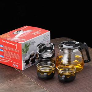 <b>Tea</b> <b>Pot</b> Five Piece <b>Set</b> Heat-resistant Glass Teapot Five Piece <b>Set</b> Kung Fu Flower <b>Pot</b> <b>Set</b> Handy Gift - Product Image 3
