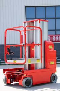 Merek EVERLIFT aluminium Aerial kerja <span class=keywords><strong>Platform</strong></span> Drivable <span class=keywords><strong>Lift</strong></span> vertikal Mast tangga ponsel tunggal <span class=keywords><strong>Lift</strong></span> harga murah - Product Image 2