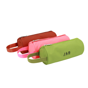 1 ensemble de bouteilles cyclipsées 600D, sac de toilette imperméable en forme de cylindre, avec fermeture à glissière, pour papeterie, sac à crayons - Product Image 2