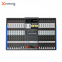 Console de mixage haute puissance RJ8/RJ12/RJ16 avec DSP 650W*2, mixeur professionnel de haute qualité, mixeur de musique DJ, mixeur sonore/audio/concerts