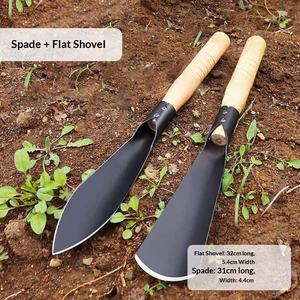 Pala de Jardinería Especial para Cavar Vegetales Silvestres, Flores y Cultivo de Vegetales 65 #   Hoja de Acero al Manganeso 1530 Angle - Product Image 3