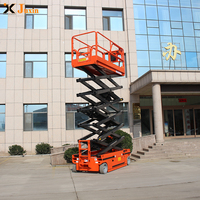 Piattaforma di Lavoro Aerea Idraulica Semovente a Forbice JUXIN in Offerta Speciale, Sollevatore Stabile con Certificazione CE ISO