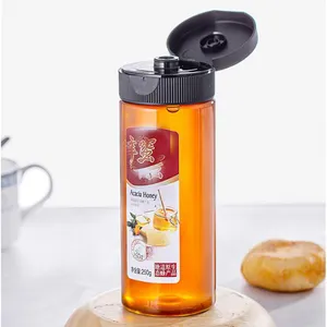 250Ml 360Ml 500Ml Chai Nước Sốt Mật Ong Có Nắp Lọ Mật Ong Chai Nhựa 500G 350G 250G Chai Nhựa Đóng Gói Mật Ong