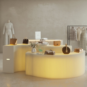 Prodotti di luce display da tavolo pieghevole con luci negozio di abbigliamento salone di bellezza espositore decorazione per matrimonio - Product Image 1