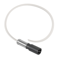 Connecteurs de câbles électriques MCPB0F2-8FSS, connecteurs micro-circulaires femelles à pression équilibrée, remplis d'huile, en acier inoxydable