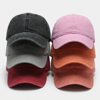 Casquette de baseball en jean de coton délavé vintage avec logo brodé personnalisé, style Dad Hat, vierge, vente en gros