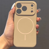 Coque de téléphone en silicone liquide pour iPhone 17 Air 16 15 14 13 17 Pro Max Plus, antichoc, mate et souple