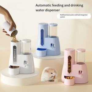 Mangeoire automatique et distributeur d'eau pour hamster 2-en-1 | Conception anti-basculement pour gerbilles et hamsters syriens - Product Image 2