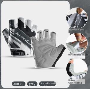 <span class=keywords><strong>Gants</strong></span> de cyclisme d'extérieur pour hommes, <span class=keywords><strong>gants</strong></span> de sport d'été pour cyclisme sur route, absorption des chocs, demi-doigts, <span class=keywords><strong>gants</strong></span> de <span class=keywords><strong>fitness</strong></span> respirants et de protection solaire pour femmes - Product Image 3