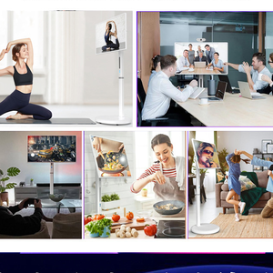 23-32 inch thông minh TV di động 1080P <span class=keywords><strong>HD</strong></span> không dây đứng bánh xe màn hình cảm ứng-trong nhà thông minh đứng TV di động tvwith Pin - Product Image 4