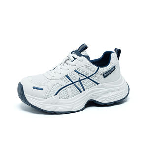 Zapatos Deportivos de Piel Genuina con Cordones para Hombre, Marca Tide, Nueva Colección Primavera-Otoño 2026, Juveniles, Transpirables, Antideslizantes, con Suela Gruesa - Product Image 6