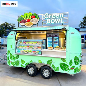 Carrito de Pizza de Acero Inoxidable Totalmente Equipado, Camión de Comida para Cafetería, Remolque de Cocina Móvil para Comida Rápida, Resistente a la Oxidación - Product Image 2