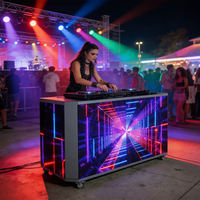 Consola de DJ con Pantalla LED P1.95 Plegable Personalizada para Actuaciones en Vivo, Eventos, Video Wall, Discotecas