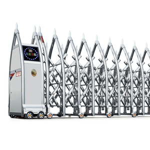Portail télescopique rétractable électrique en aluminium, télécommande automatique pour école, usine, <span class=keywords><strong>villa</strong></span> - Product Image 1