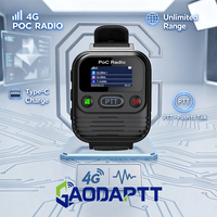 Radio Interkom Global GaodaPTT 4G PoC, Walkie Talkie Mini Tipe Gelang, Nirkabel, Portabel, Dua Arah