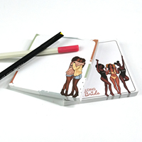 Ensemble de papeterie avec logo Kawaii mignon promotionnel personnalisé fournitures scolaires et d'affaires imprimer des notes collantes bloc-notes papeterie avec logo