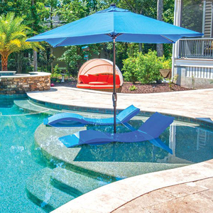 Tumbona Flotante para <span class=keywords><strong>Piscina</strong></span>, <span class=keywords><strong>Cama</strong></span> Solar para el Agua - Product Image 5