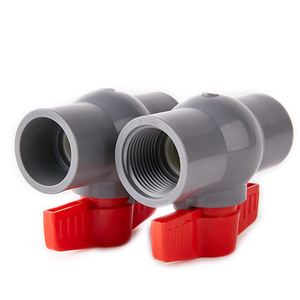 <span class=keywords><strong>Vanne</strong></span> à boisseau sphérique simple en PVC/UPVC <span class=keywords><strong>de</strong></span> haute qualité, prix usine, vente chaude DIN - Product Image 4