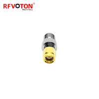 Precio de fábrica F Hembra Jack Tipo Hembra a SMA Macho Enchufe Macho RF Coaxial Cobre Latón Adaptador Coaxial Convertidor Conectores