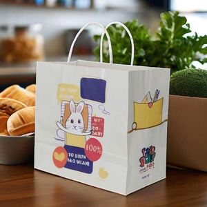 Bolsas de Papel Kraft Gigantes XXL para Empacar Hamburguesas, Hot Dogs y Pasta - Logotipo Personalizado, Ecológicas y Biodegradables - Product Image 2