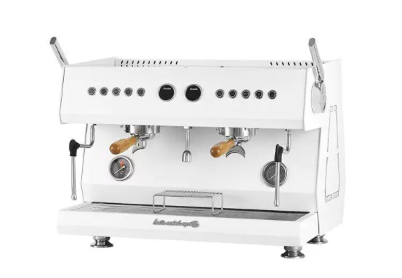 White Double Headed Italian Coffee Machine