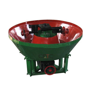 Wet Pan Grinding <b>Machine</b> Double Roller Wheel Mill <b>Mining</b> Equipment Efficient Gold Ore Grinder Factory Direct Sale - Product Image 2