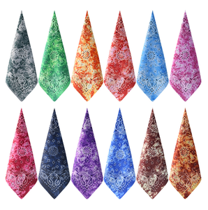 Venta al por mayor impresión personalizada divertida Hip Hop algodón Paisley Bandana - Product Image 5