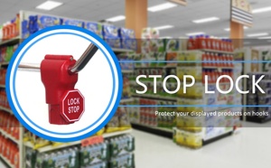 Loss Prevention Magnetic Stop Lock: Essential Security Hardware for Retail <b>Display</b> <b>Hooks</b> - Product Image 3