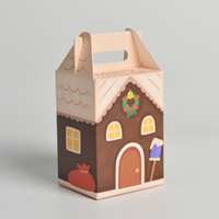 Boîtes à gâteaux et à fruits de qualité alimentaire, boîtes d'emballage alimentaire carrées en papier avec poignée