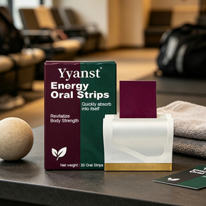 Tiras de Película Oral Disolubles con Mezcla Botánica, 30 Unidades, Suplemento Dietético para Adultos, Caja de Papel Dividida en Verde y Morado, Marca Privada OEM - Product Image 6