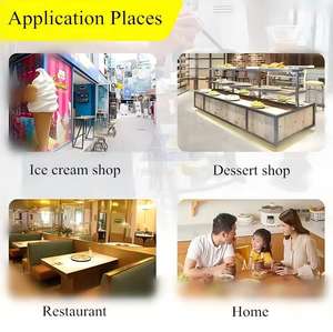 เครื่องทำไอศกรีมเจลาโต้แบบเส้นสปาเก็ตตี้ของอิตาลีที่ได้รับการรับรองจาก Birui กำลังไฟ 80 วัตต์ 110/220 โวลต์ ใช้กับวัตถุดิบผลไม้ รุ่นกดเส้นสปาเก็ตตี้ 1 - Product Image 6