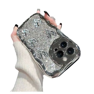 <span class=keywords><strong>Coque</strong></span> de téléphone portable INS Drip Glue Wrinkled Love Girl pour femmes, compatible <span class=keywords><strong>iPhone</strong></span> 16 15 17 Pro Max 14 <span class=keywords><strong>13</strong></span>, <span class=keywords><strong>avec</strong></span> chaîne et protection arrière - Product Image 6