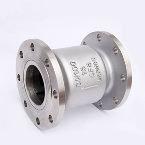 SONGO DN100 4 pulgadas PN16 brida final silencioso acero inoxidable 304 CF8 de no retorno de elevación vertical de válvula de retención - Product Image 3