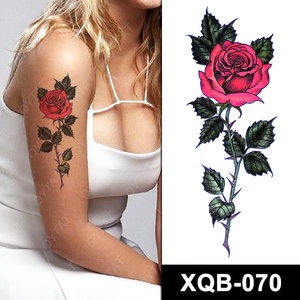 Mua Bán Buôn Chất Lượng Cao Phụ Nữ Cô Gái Trang Điểm Cơ Thể Hoa Nước Hoa Hồng Chuyển Tạm Thời Intim Nhãn Dán Hình Xăm - Product Image 4