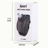 Bouilloire de poignet de sport de plein air flacon souple sac d'hydratation bouteilles de cyclisme bouteille d'eau de sport de poignet de poche avec sangle pour la course