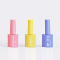 Flacon vide de 6 ml pour gel de construction ou huile à cuticules, personnalisable, avec pinceau – Créez votre propre flacon de vernis à ongles