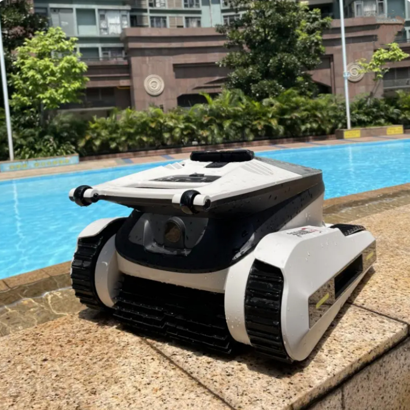 Robot per la pulizia automatica della piscina Robot intelligente senza fili per piscina piscina Robot pulitore per piscina di pesci