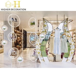 Vitrine <span class=keywords><strong>chic</strong></span> de vêtements pour femmes Vitrine personnalisée Vitrine de vêtements pour femmes Vitrine pour magasin de vêtements pour femmes - Product Image 2