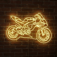 Enseigne néon Joyeux Anniversaire personnalisée, écran LED transparent, décoration de salle de jeux, veilleuse, enseigne logo, corps en silicone, lumières néon LED