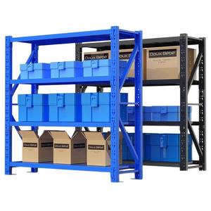 200 ק "ג עומס 5 שכבה פלדה ללא ספק מדפים תעשייתי מחסן אחסון מתלה הגנה אבקה מצופה - Product Image 4